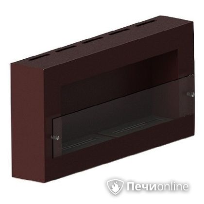 Биокамин ЭкоЛайф Window Fat II Glass black burgundy Арома в Первоуральске